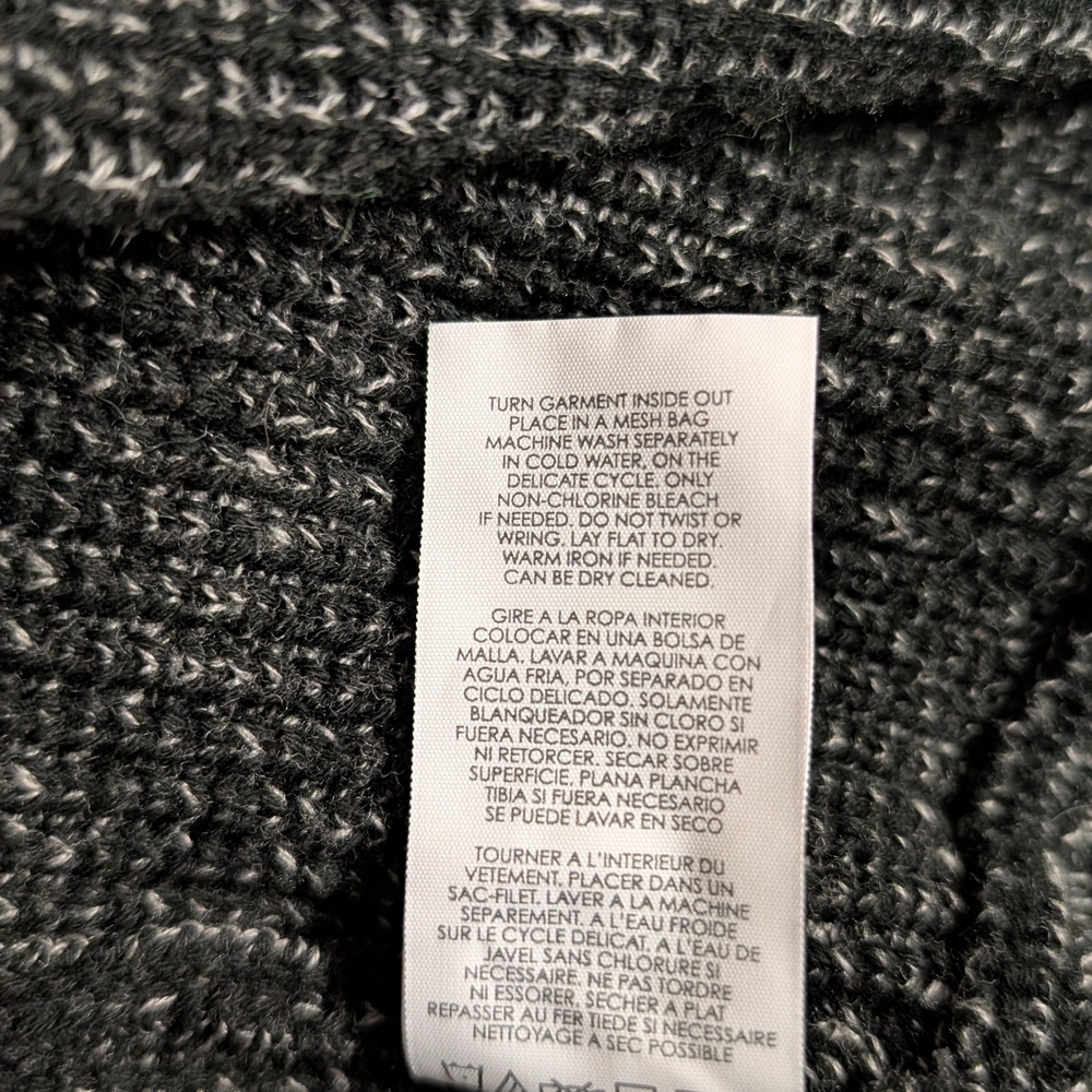 CAbi Charcoal Open Front Cardigan - Picture 7 of 7